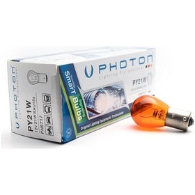 Resim Photon Sinyal Ampulü Py21w 12v 93 Şaşı Tırnak 