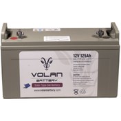 Resim Volan Battery 12 Volt 125 Amper Solar Jel Akü 