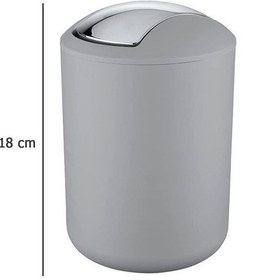 Resim 2'li Gri, Çöp Kovası 6,4 Litre Ve 2 Litre - Brasil Model 