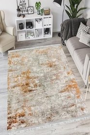 Resim Doku Westa Kaymaz Tabanlı Yıkanabilir Antibakteriyel Dijital Baskı Doku Halı Kilim, DK-5094B-WST-80X400 