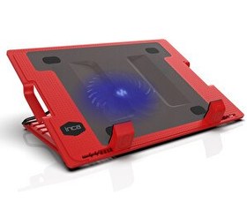 Resim Inca INC-341FXKErgonomik Usb Sessiz Notebook Stand + Soğutucu Kırmızı 