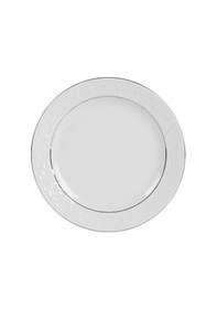 Resim Porland Hazan Platin Yaldız Düz Tabak Tekli 25cm 04por031150 Beyaz 