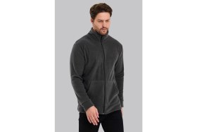 Resim Slazenger 5015 Erkek Antrasit Polar Hırka - Füme 