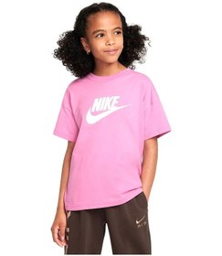Resim Nike G Nsw Tee Boy Futura Hbr Çocuk Tişört Fz5540-646 Pembe 