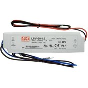 Resim Meanwell Lpv-60-12 60w 12v 5a Sabit Voltaj Led Driver İp67 