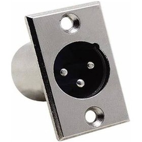 Resim 3 Pin Canon Xlr Konnektör Şase Tipi Erkek 