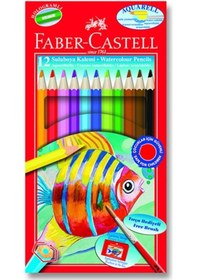 Resim Faber Castell 12 Renk Aquarell Boya Kalem Karton Kt 1110622 