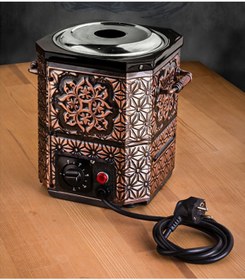 Resim Ürünpazarı Nostaljik Elektrikli Bakır Çay Semaveri-demliksizdir 
