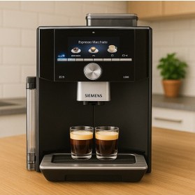 Resim Siemens Cappuccino, Espresso, Hot milk, Latte Macchiato Eq.9 S300 Tam Otomatik Espresso Kahve Makinesi 