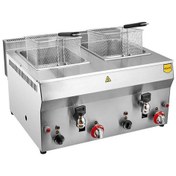 Resim Musluklu Fritöz, 8+8 L, Doğalgazlı R113ce 