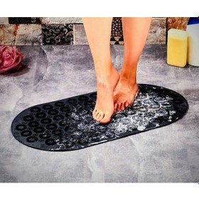 Resim Dln Shop 2 Adet Masajlı Silikon Banyo Paspası Vantuzlu Banyo Ve Duş Kaydırmazı Siyah 