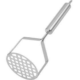 Resim abnturk 26CM Patates Ezeceği Püre Yapıcı Lüks Paslanmaz Metal Patates Ezici 