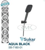 Resim Sukar Askılı Duş Seti Siyah Aqua Black 