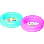 Resim Bestway 2 Boğum Desenli Zeminli Çocuk Havuzu, (61x15 cm) 51061 Pembe 