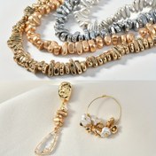 Resim Alt Yaldızlı Düzensiz Hematit Taş Boncuklar, 5-10mm, Moda Dekoratif Serbest Boncuklar DIY Takı Yapımı, Bileklikler, Kolyeler - Ambalaj Teli Dahil Değildir 