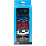Resim Mega Beşli Diecast Model Spor Arabalar 