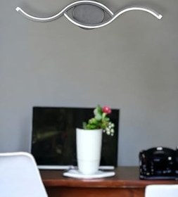 Resim Fer Avize Ezgi Modern Tasarım Siyah Renk Gün Işığı Ledli Banyo - Mutfak - Salon Led Duvar Aplik 