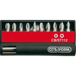 Resim Ceta Form 11 Parça Bits Uç Takımı- Ph/pz + 1/4" Bitstutucu 