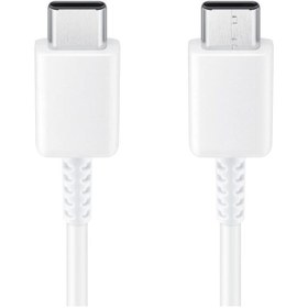 Resim Samsung EP-DA705BWEGWW Şarj & Veri Aktarım Kablosu, Type C & Type C, Hızlı Şarj Teknolojisi, Beyaz 