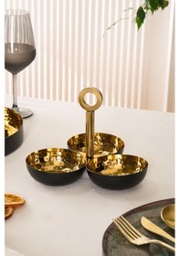 Resim Karaca Arven 3'lü Dekoratif Çerezlik 10x15 cm 