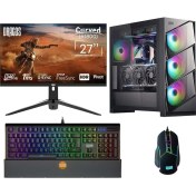 Resim Dragos DRX6068 Intel Core I7 12700F 32GB Ram 512GB Nvme 8gb RTX4060 27 240Hz Sıvı Soğutmalı Freedos Oyuncu Bilgisayarı 