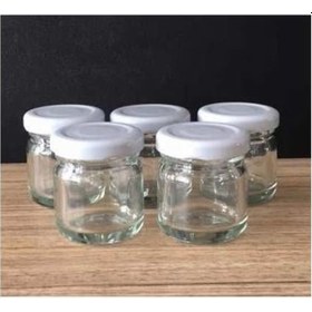 Resim 29 Cc Cam Kavanoz - 50 Adet - Beyaz Kapak. Mutfak. 