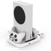 Resim HavuzElektronik Xbox Series S Uyumlu Fanlı Göstergeli Şarj Istasyonlu Stand 