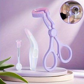 Resim 3 Adet Hiposensitif Makyaj ve Kontakt Lens Araçları Seti - Tıraş Makası, Uygulatör ve Saklama Kutusu Dahil, Güzellik ve Kozmetik Kullanımı İçin İdeal, Güzellik Temel Gereksinimleri|Şık Araçlar|Hiposensitif Araçlar, Makyaj Araçları 