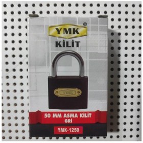 Resim Asma Kilit 50 Mm Gri 3 Anahtarlı Ağırlık :184 Gr Ebat : 50 Mm 