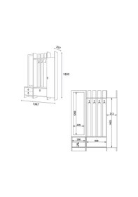 Resim Deryadekor Last Aynalı Portmanto Antikçam 