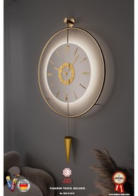 Resim Kadranlı - Masippi Kristal Gold 50x90cm Pilli Led Mobilya 