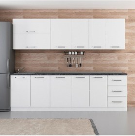 Resim Minar 265 Cm Mutfak Dolabı Beyaz 265-B2 Beyaz 