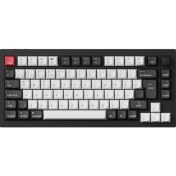 Resim Keychron Q1 Hall-Effect %75 Rgb Türkçe Nebula Switch Kablosuz Siyah Beyaz Mekanik Klavye 