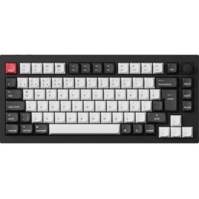 Resim Keychron Q1 Hall-Effect %75 Rgb Türkçe Nebula Switch Kablosuz Siyah Beyaz Mekanik Klavye 