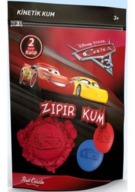 Resim Disney Cars 3 Zıpır Kum Kırmızı 250 G-Red Castle Zkp250-02 