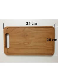 Resim Doğal Kesme Ve Sunum Tahtası Ahşap 