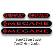 Resim Genel Markalar OTOMOBİL MEGANE UYUMLU AYNA KAPI KOLU 3D DAMLA 4'LÜ OTO STİCKER SET 2 