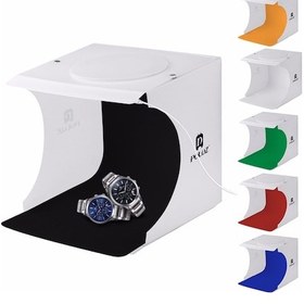 Resim Puluz PU5022 22 x 22 CM Çift Sıra Ledli Portatif Ürün Çekim Çadırı 