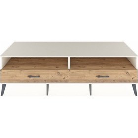 Resim Kronos Tv Ünitesi 2 Raflı 2 Çekmeceli 176x59x51 Aytaşı-çam/çam Atlas Çam/atlas Çam 