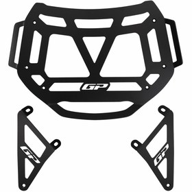 Resim GP KOMPOZİT Honda ADV 350 2023-2025 Uyumlu Çanta Üstü Demiri Siyah 