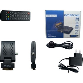 Resim Amstrad 1090 Mini Fta Sd Scartlı Uydu Alıcısı 