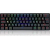 Resim Redragon K530 Draconıc Pro Q Tr 60% Kompakt Kablosuz-Bluetooth 2.4g Swıtch Mekanik Klavye Siyah 