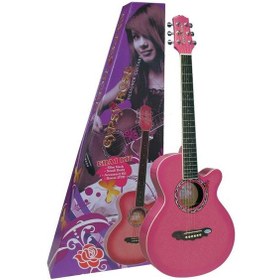 Resim Valencia Gra1Kcpk Akustik Gitar Gypsy Rose Set Gıgbag Strap S 