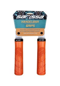 Resim Sarissa Pvc Elcik Ergonomik Destekli Yapı Kolay Kavrama Kaymaz Bisiklet Elciği Turuncu 