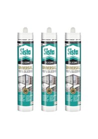 Resim Sista Üniversal Silikon Şeffaf 280ml 3 Adet 
