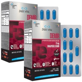 Resim Zade Vital Demir 2 Kutu 60 Kapsül 