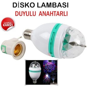 Resim Disko Lambası Işık Disco Işığı Lazer Led Ampul 