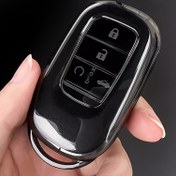 Resim For Honda Araba Anahtar Kılıfı İçin, 11. Nesil Civic, Accord, CRV, HRV, URV, Type-S İçin Tam Koruma Kapak, Dayanıklı TPU Malzeme, Erkekler ve Kadınlar İçin Şık ve Basit Tasarım 