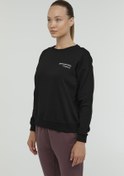 Resim W-ANNA C NECK SLOGAN SWEA Siyah Kadın Sweatshirt Lumberjack