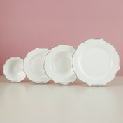 Resim Massimo Verona Relief 24 Parça 6 Kişilik Yemek Takımı 